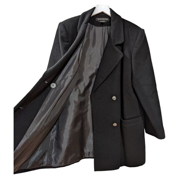 Vintage DonnyBrook Double Breasted Wool Coat Size 14 - Picture 2 of 6
